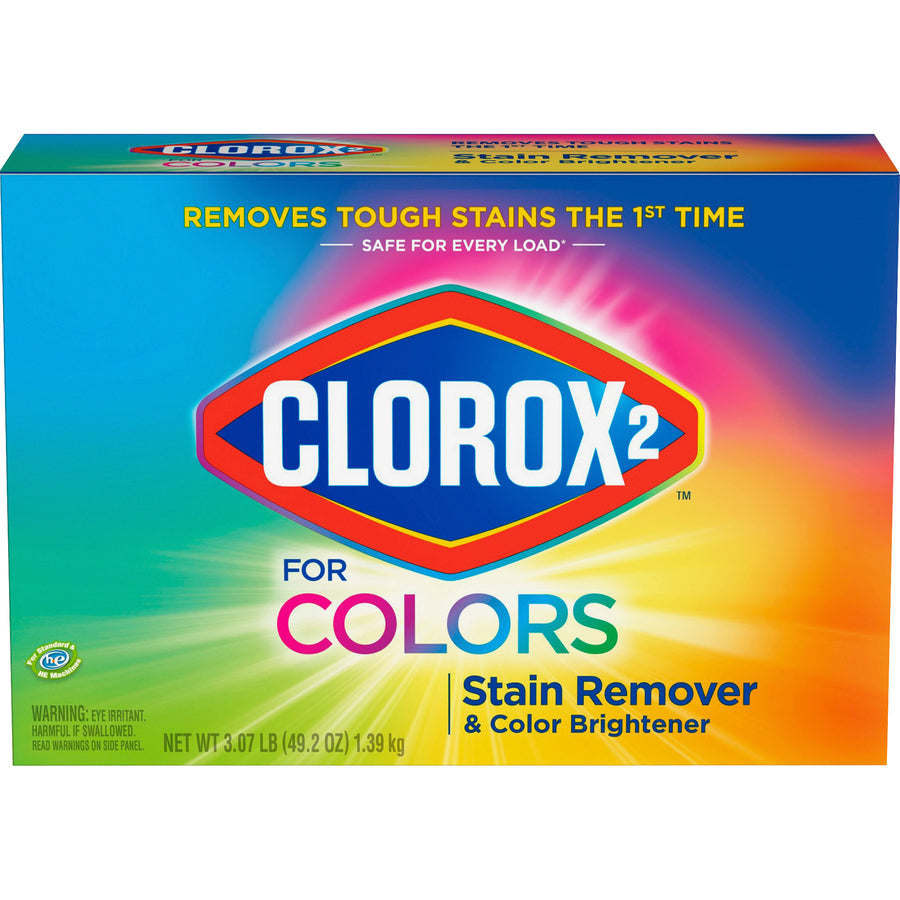 Clorox 2 for Colors Stain Remover and Color Brightener Powder - 49.2 Ounce Box